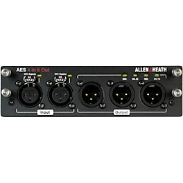 Allen & Heath dLive AES3 Module - 4 in, 6 out