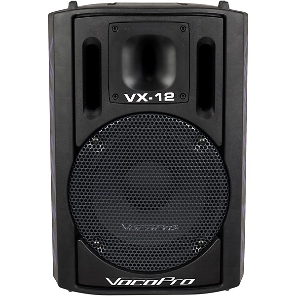 VocoPro VX-12 500W Karaoke Vocal Passive Speaker 12 in. Black