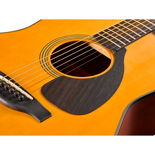 Open Box Yamaha FG5 Red Label Dreadnought Acoustic Guitar Level 1 Natural Matte