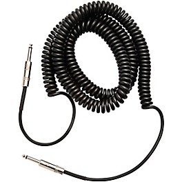 D'Addario Coiled Instrument Cable 30 ft. Black