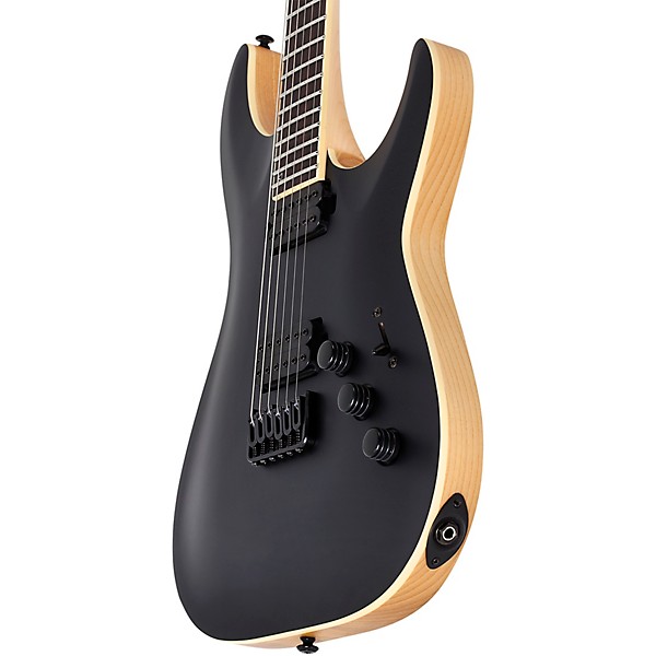 Open Box Schecter Guitar Research C-1 Apocalypse Carbon Black Limited Edition Electric Guitar Level 2 Satin Black 19474441...