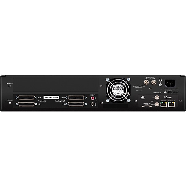 Apogee Symphony I/O MKII Dante Chassis with 16 Analog In + 16 Analog Out