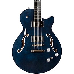 Godin Montreal Premiere A/E Semi-Hollowbody Electric Guitar Indigo Blue