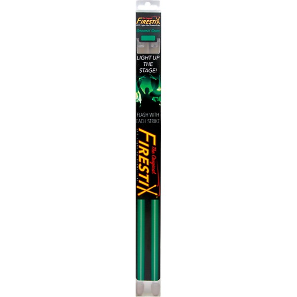 Firestix Light-Up Drum Sticks 5B Green