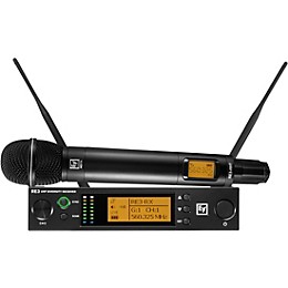 Open Box Electro-Voice RE3 Wireless Handheld Set with ND76 Dynamic Cardioid Vocal Microphone Head 653-663MHz Level 1 488-524 MHz