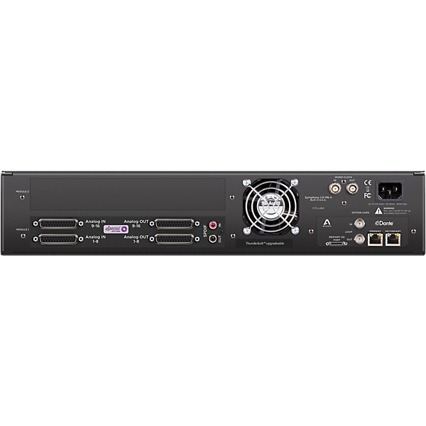 Apogee Symphony I/O MKII Dante Chassis with 16 Analog In + 16 Analog Out+8 Analog In + 8 Analog Out (Both slots populated)