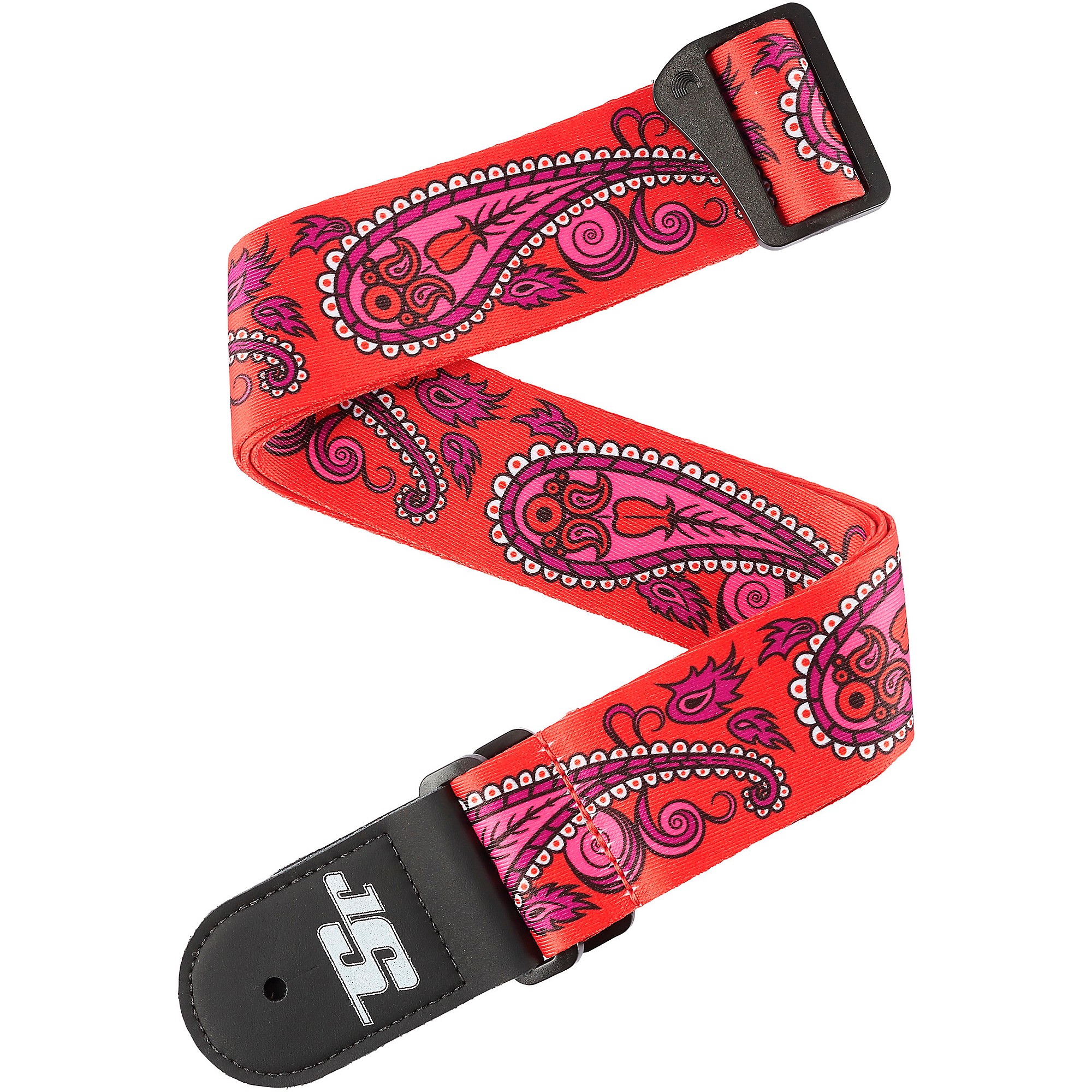 D'Addario Joe Satriani Strap - Purple Red 2 in. | Guitar Center