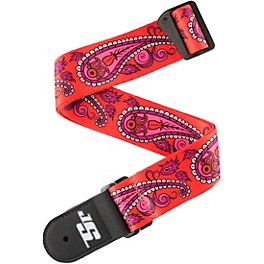 D'Addario Joe Satriani Strap - Purple Green Paisley 2 in. D'Addario Joe Satriani Strap - Purple Red 2 in.