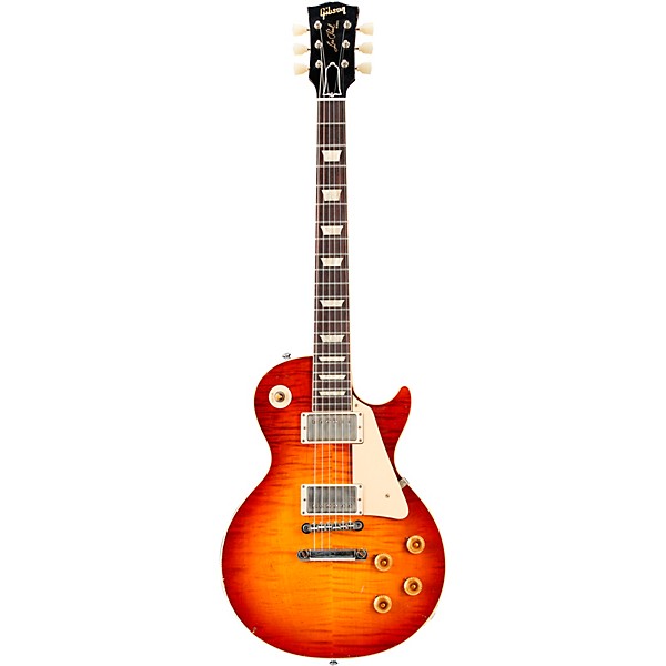 Gibson Custom Tom Murphy 1959 Les Paul Standard Electric Guitar Aged Cherry Burst