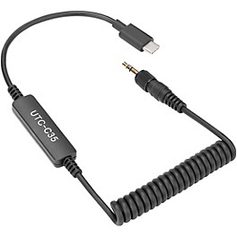 Saramonic UTC-C35 Locking 3.5mm Male to USB Type-C Cable with A-to-D Converter Cable