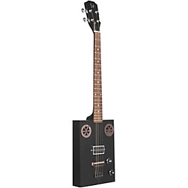 JN Guitars Acoustic-Electric Cigar Box Guitar Black