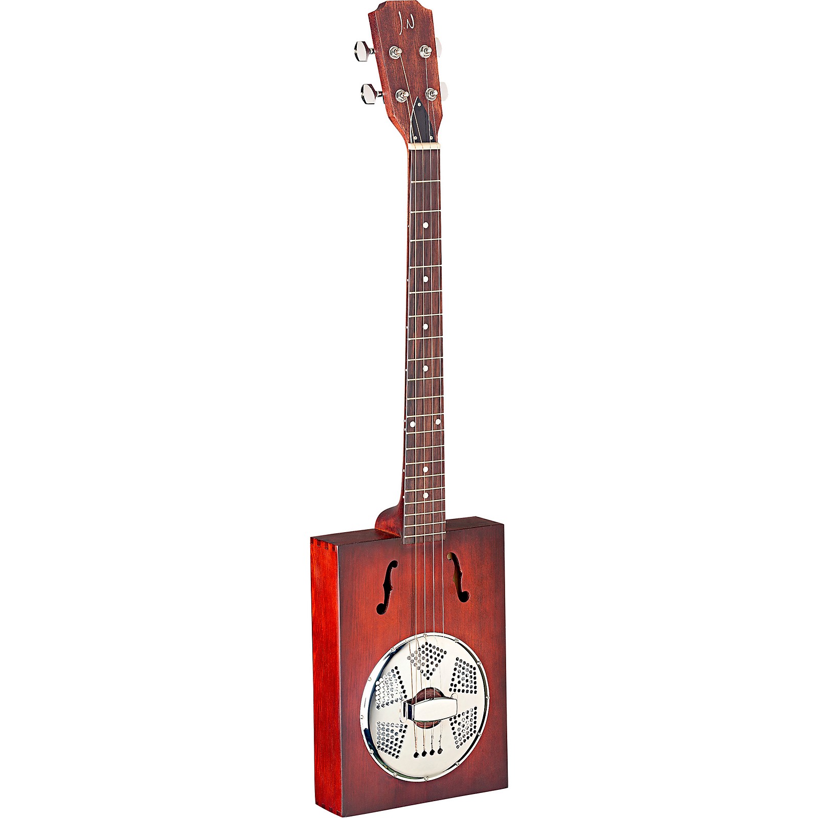 JN Guitars JN Guitars Cask Series Puncheon Cigar Box Resonator Guitar 2