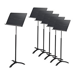 Proline Professional Orchestral Music Stand Black - 6-Pack