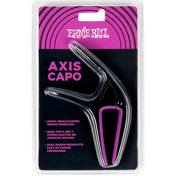 Ernie Ball Axis Capo Black/Purple