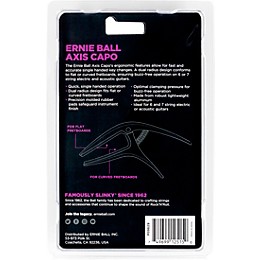 Ernie Ball Axis Capo Black/Purple