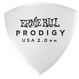 Ernie Ball Large Shield Prodigy Picks, 6-Pack 2.0 mm 6 Pack