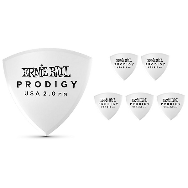 Ernie Ball Shield Prodigy Picks 6-pack 2.0 mm 6 Pack