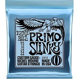 Ernie Ball Primo Slinky Nickel Wound Electric Guitar Strings Gauge 9.5 - 44