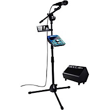 Gemini Party Caster Karaoke System With Dual Handheld Wireless