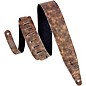 Levy's MG317BOG 2.5" Brown Garment Leather Guitar Strap thumbnail
