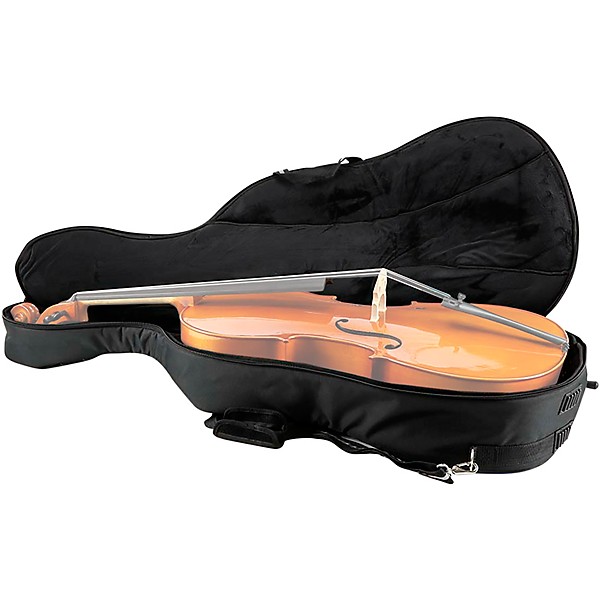 J. Winter Cello Bag 4/4 Size Black Exterior, Black Interior