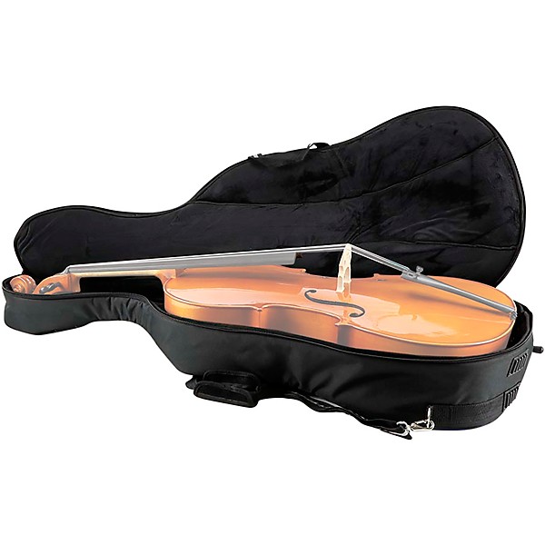 J. Winter Cello Bag 3/4 Size Black Exterior, Black Interior