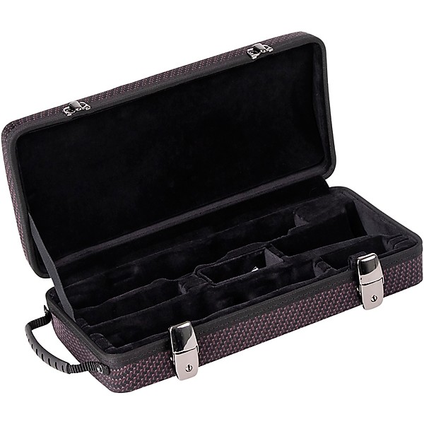 J. Winter Clarinet Shaped Case Greenline Carbon Red Black