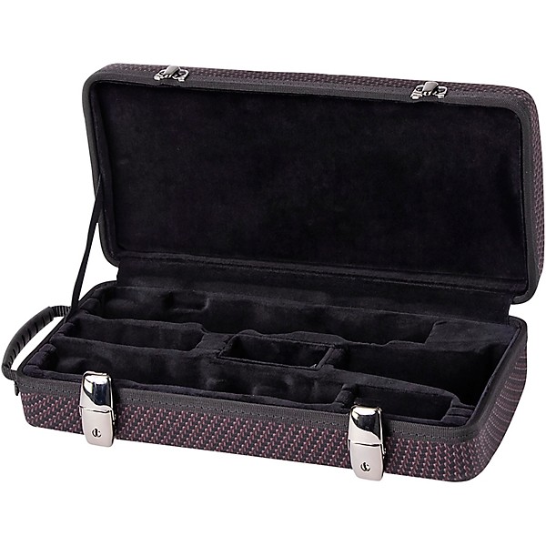 J. Winter Clarinet Shaped Case Greenline Carbon Red Black