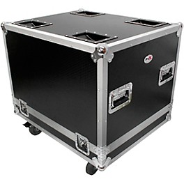 ProX ProX X-RCF-SUB8004AS RCF SUB 8004-AS Subwoofer Flight Case W/4 Inch Wheels