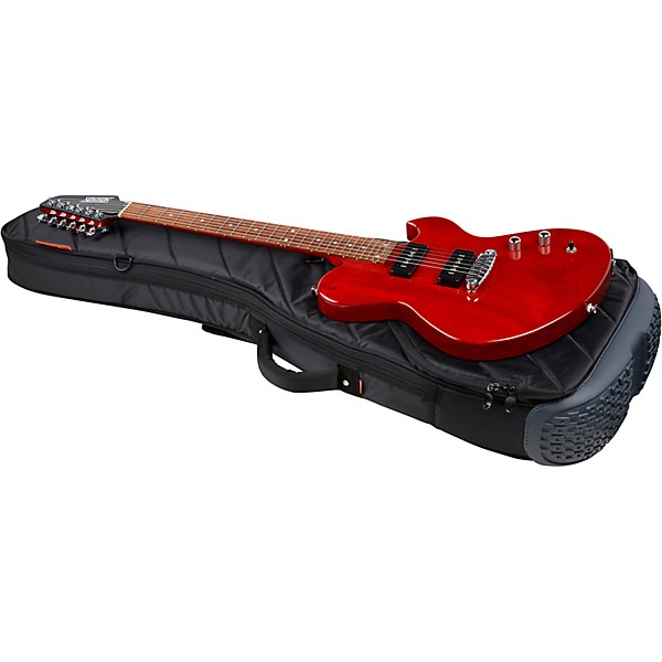 Platinum Newman Guitars Traditional P90 Electric Guitar Red Stain