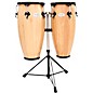 Toca Synergy Wood Conga Set With Stand 10 and 11 in. Natural Finish thumbnail