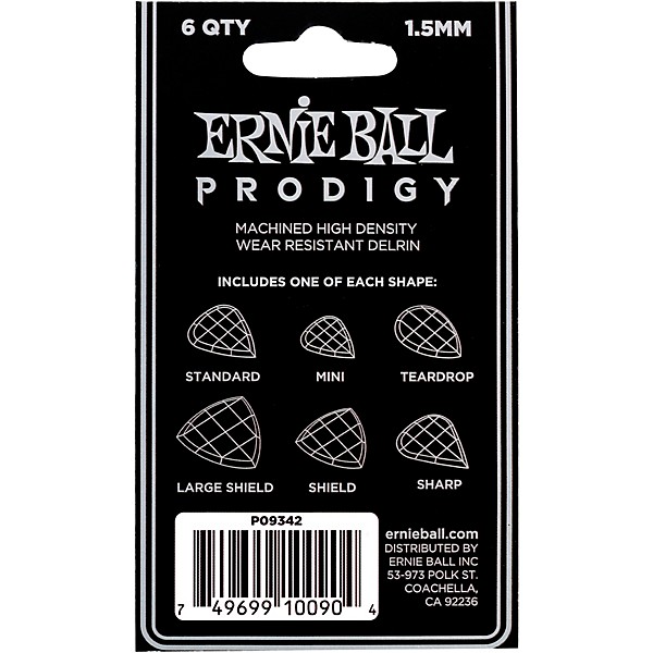 Ernie Ball Prodigy Multipack 1.5 mm 6 Pack