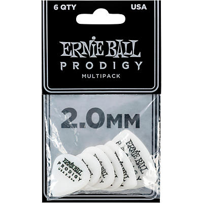 Ernie Ball Prodigy Multipack 2.0 Mm 6 Pack for sale