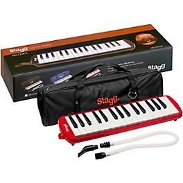 Stagg 32 Key Melodica with Gig Bag Blue Stagg 32 Key Melodica with Gig Bag Red