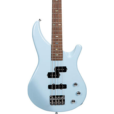 Mitchell Mb100 Short-Scale Solidbody Electric Bass Guitar Powder Blue for sale