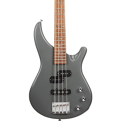 Mitchell Mb100 Short-Scale Solidbody Electric Bass Guitar Charcoal Satin for sale