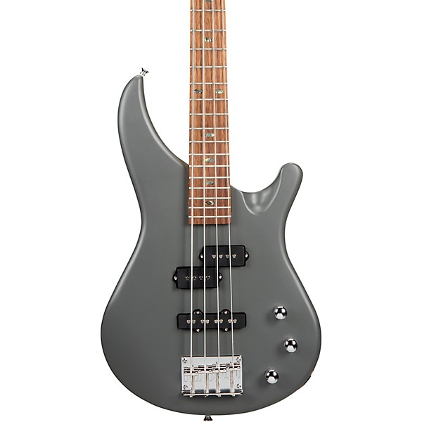 Mitchell MB100 Short-Scale Solidbody Electric Bass Guitar Charcoal Satin