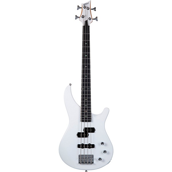 Mitchell MB100 Short-Scale Solidbody Electric Bass Guitar White