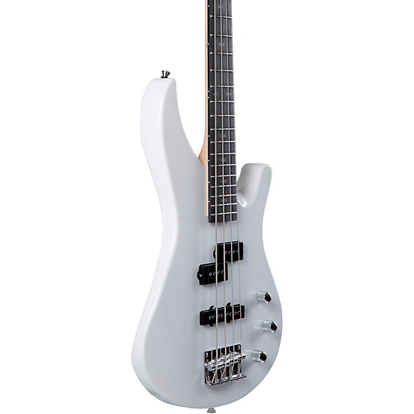 Mitchell MB100 Short-Scale Solidbody Electric Bass Guitar White