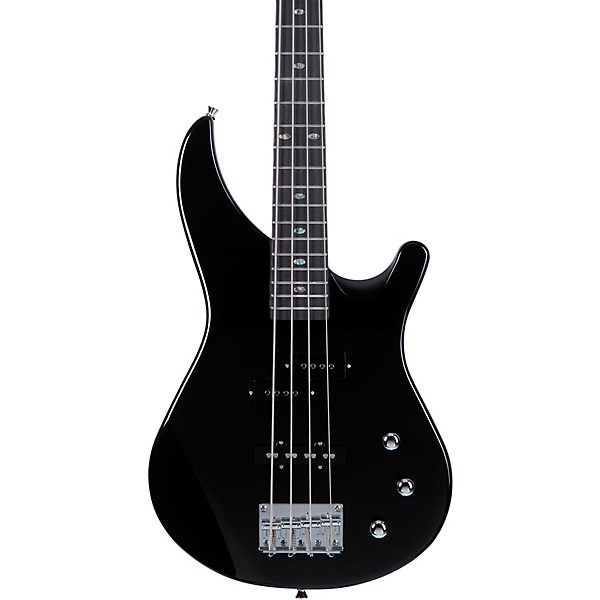 Mitchell MB100 Short-Scale Solidbody Electric Bass Guitar Black