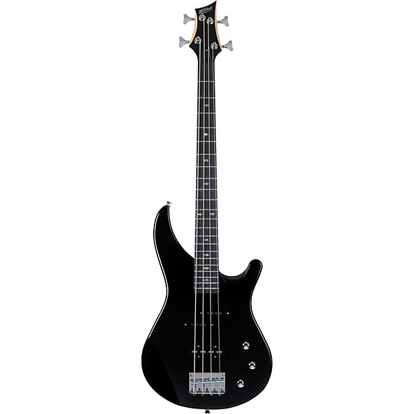 Mitchell MB100 Short-Scale Solidbody Electric Bass Guitar Black