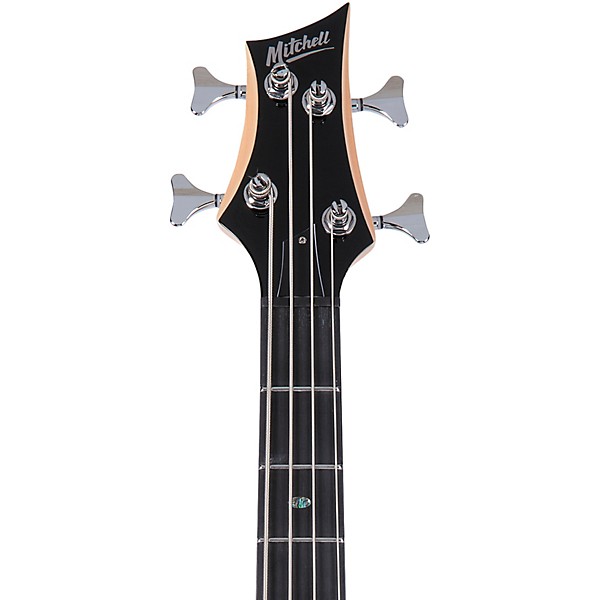 Mitchell MB100 Short-Scale Solidbody Electric Bass Guitar Black