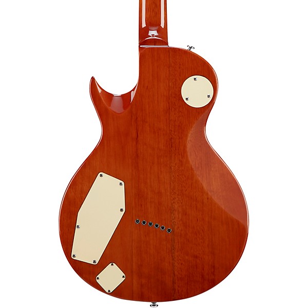 Open Box Mitchell MS450 Modern Single-Cutaway Electric Guitar Level 2 Flame Black 194744526770