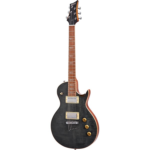 Open Box Mitchell MS450 Modern Single-Cutaway Electric Guitar Level 2 Flame Black 194744521645