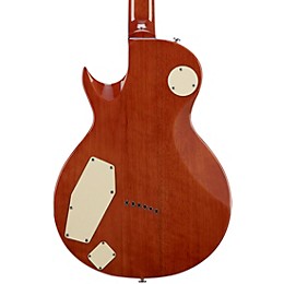 Mitchell MS450 Modern Single-Cutaway Electric Guitar Flame Purple