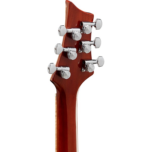 Mitchell MS450 Modern Single-Cutaway Electric Guitar Flame Purple