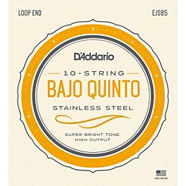 D'Addario Stainless Steel Bajo Quinto String Set