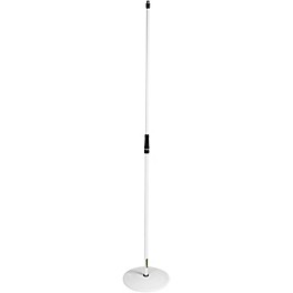 Gravity Stands Microphone Stand With Round Base - White