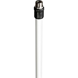 Gravity Stands Microphone Stand With Round Base - White