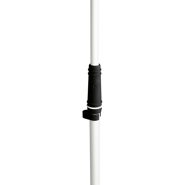 Gravity Stands Microphone Stand With Round Base - White